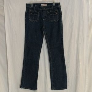 Midrise straight jeans i.q. & company sz 10